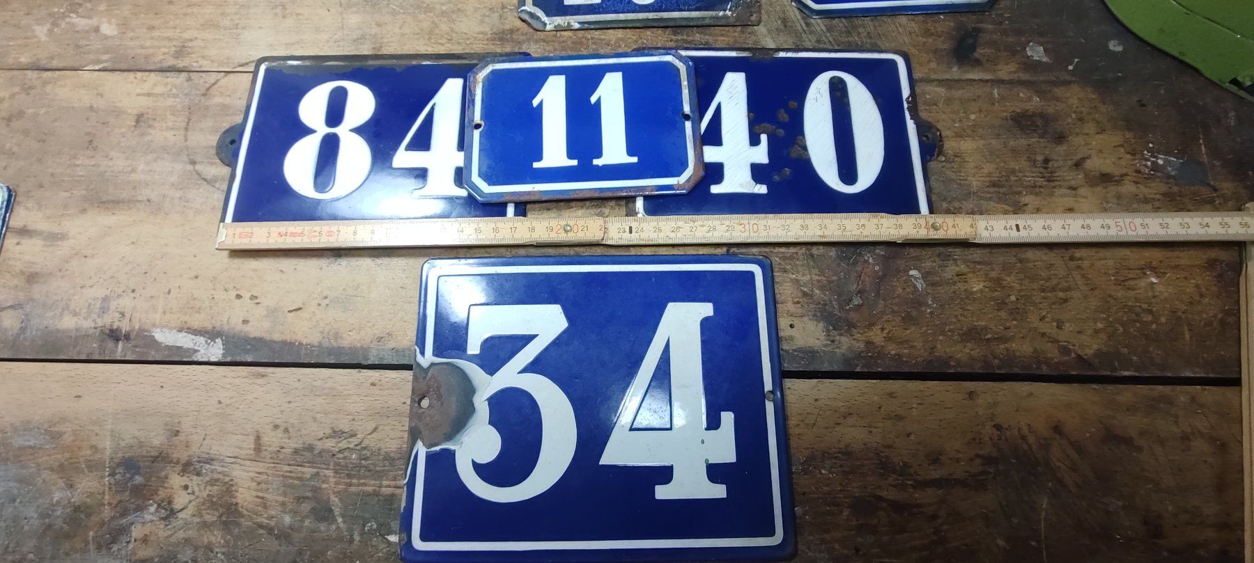 Insegne: Wunderschöne alte Hausnummern Achtung Stk.Preis – Usato da Gelterkinden venduto da MYSTOREFORYOU4460 9