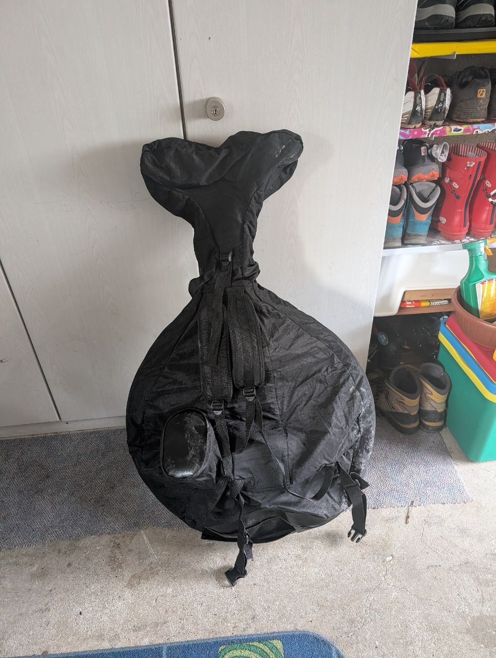 Taschen: Einrad Tasche – Gebraucht aus Büsserach von Saner_Holzbau 1