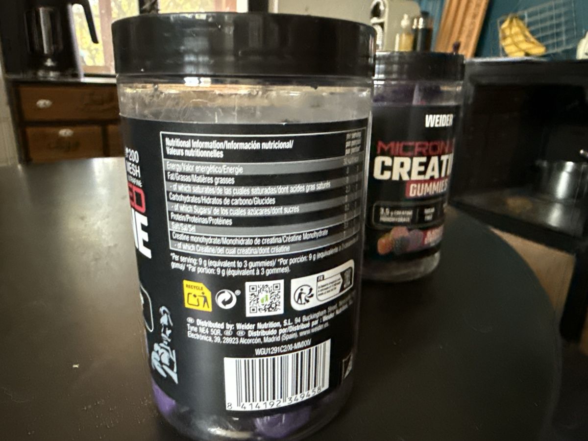 Lebensmittel & Spezialitäten: Weider Micronized Creatine Gummies Beere 2er Set – Neu und originalverpackt aus Wäldi von Kaninchenbau 1