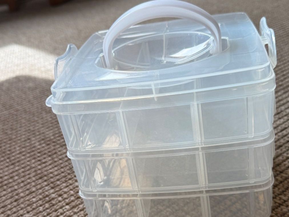 Contenitori & Simili: Aufbewahrungsbox transparent mit Griff – Usato da Birsfelden venduto da Nic21