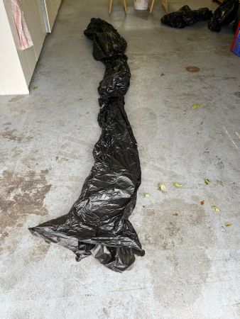 Endlos Abfallsack, Ideal fürs Laub