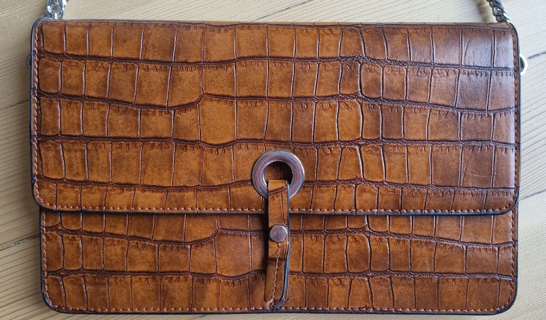 Zara Borse da donna: ZARA Kunstlederhandtasche braun – Nuovo (secondo la descrizione) da Champlan venduto da acr_kkd5 1