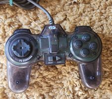 PlayStation 1 --Sakkara PS608K Clear Black --  PS1.