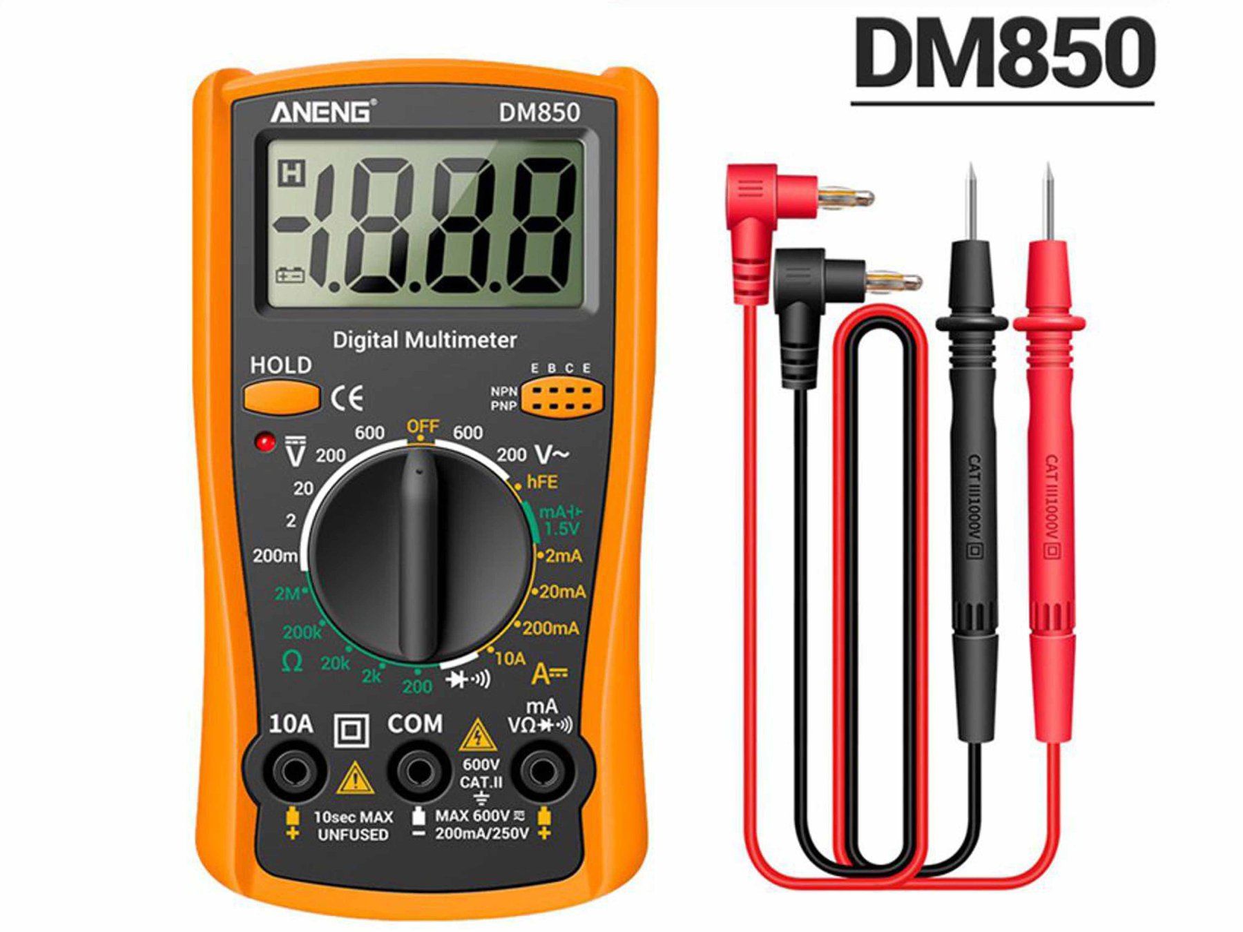 Mesurer: Digital multimeter DM850 – Neuf avec emballage d'origine à moosseedorf par RTN10 1