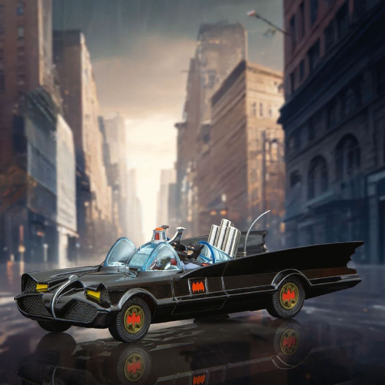 Corgi Toys Modellini d'auto: BATMOBILE mit Batman und Robin 1:46 CORGI – Nuovo e nell'imballaggio originale da Suhr venduto da Moebelsiralfred 5
