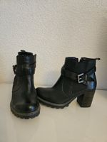 Schwarze Stiefeletten, Gr.37