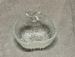 Bol en verre en forme de pomme shabby chic