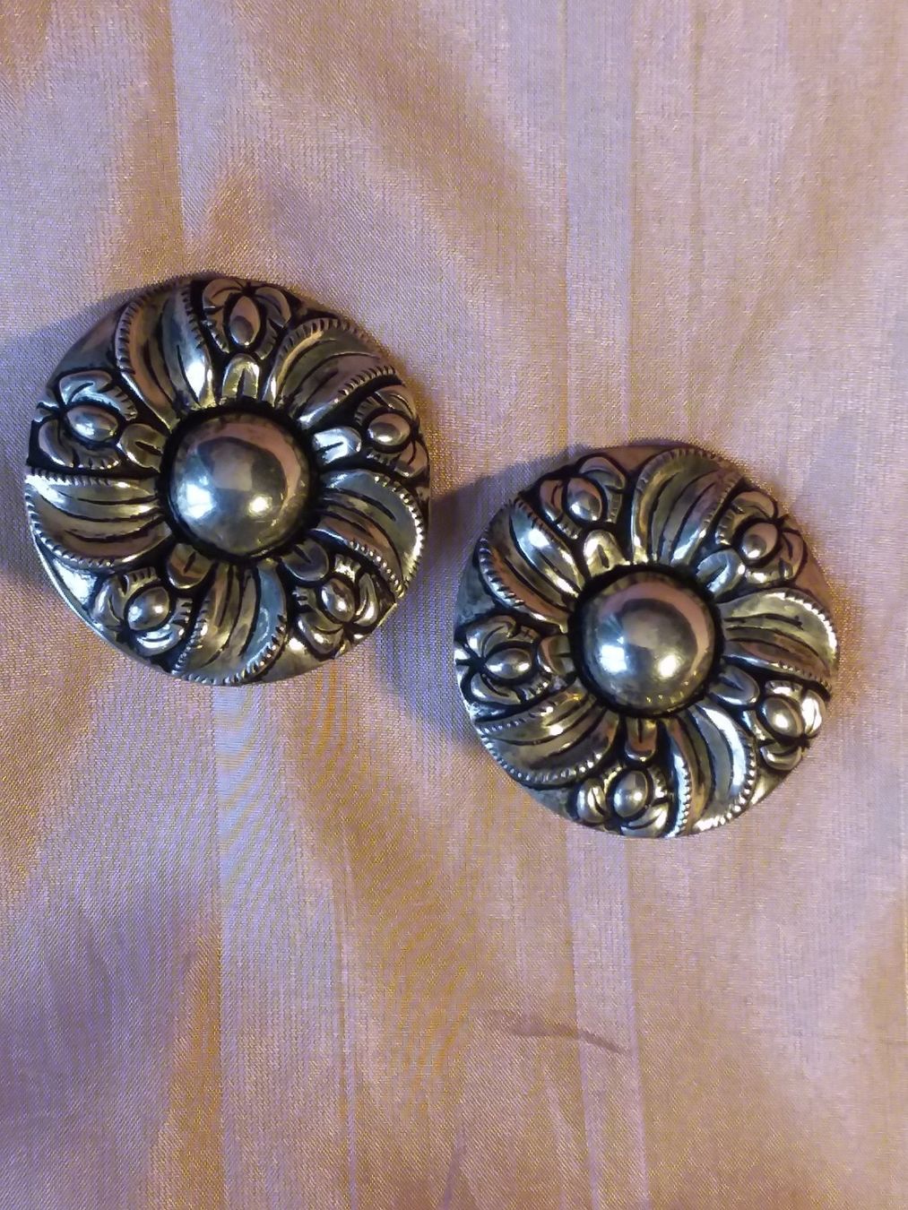 Orecchini pendenti & Orecchini a lobo: Vintage TOP Silber VIVAC 950 Ohrclips PERU – Usato da Zürich venduto da helsan 8