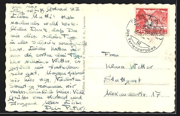 Cartoline postali: Gstaad, Royal Hotel Winter Palace mit Ho – Usato da Berlin venduto da bartko-reher 1