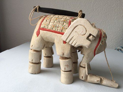 Figurines: Handgeschnitzter Holzelefant, Vintage Deko, Top Zustand – Neuf (Voir description) à Oberried am Brienzersee par Tanzcafe