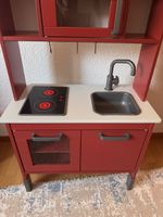 Kinder Spielküche aus Holz rot weiss guter Zustand