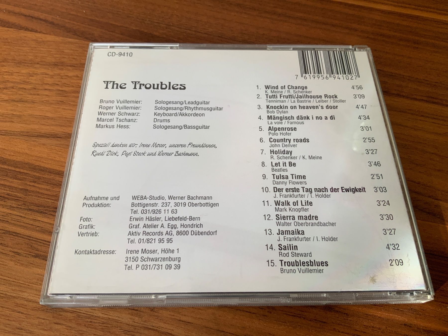 CD: The Troubles Songs for everybody – Usato da Häusernmoos venduto da BarBer_1 1
