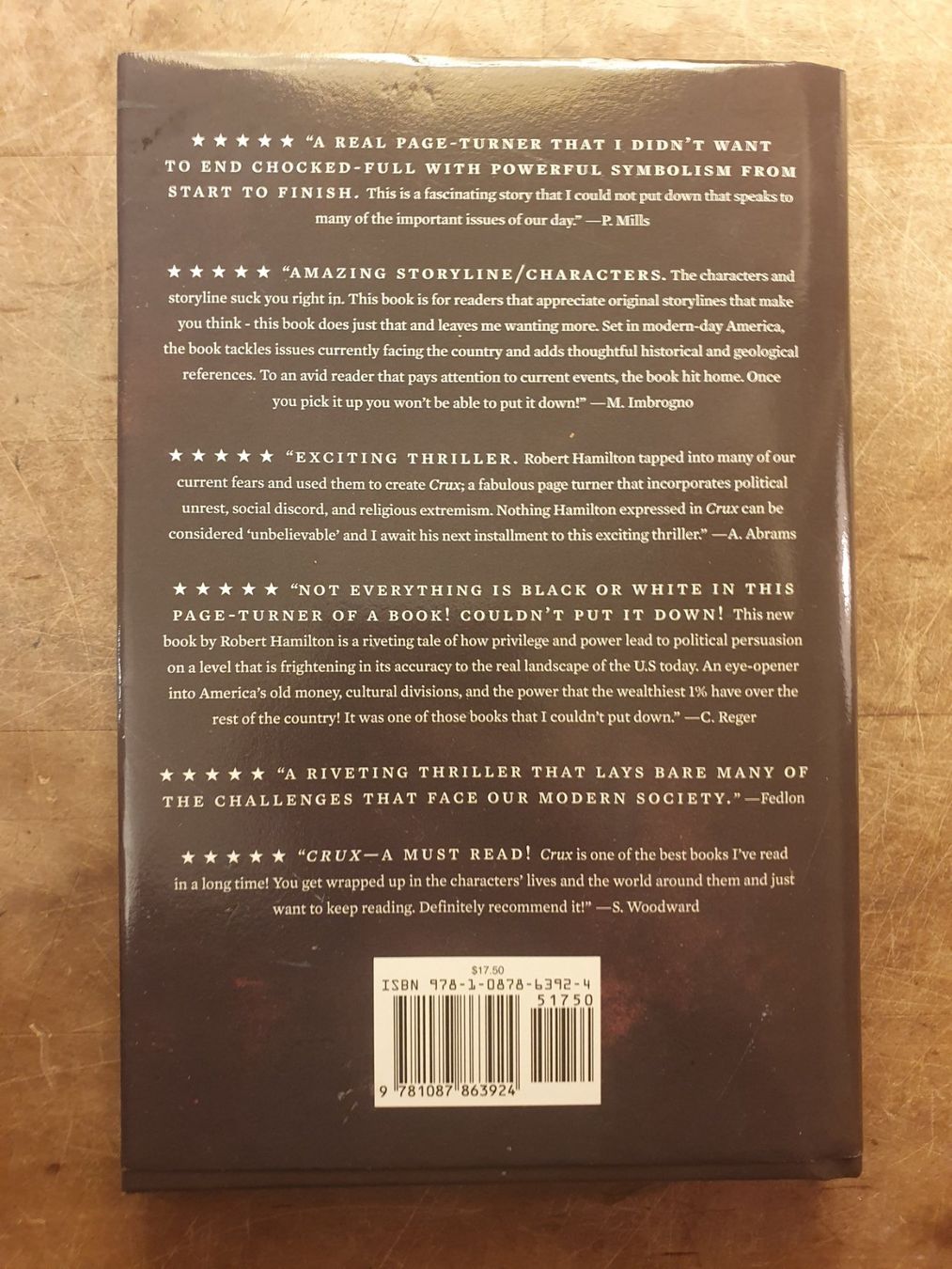 Libri: Crux - Robert Hamilton – Usato da Zürich venduto da loosebone 9