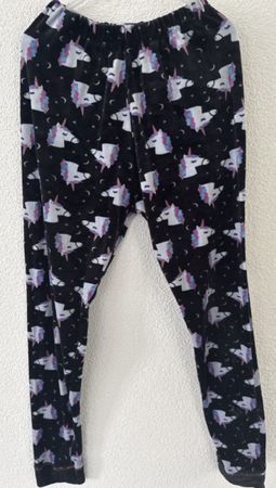 Kuschelige Mädchen Leggings mit Einhorn Print, Gr. 140