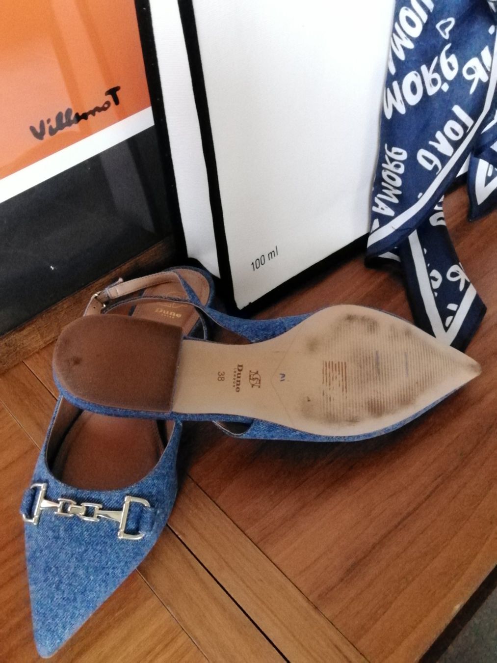 Dune London Scarpe da donna: Slingback Pumps in Jeanslook – Usato da Rheinfelden venduto da Illy84 3