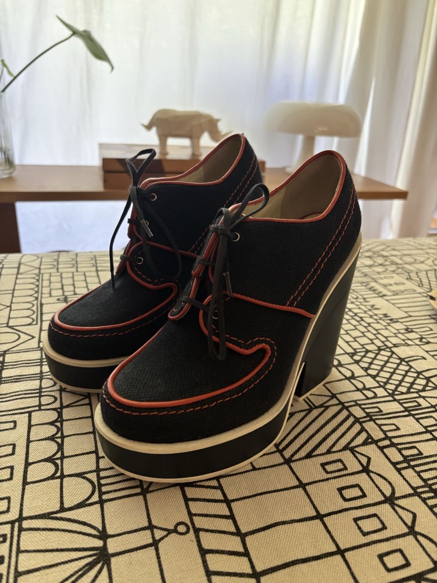 Jil Sander Scarpe da donna: Jil Sander Navy Plateau 39 – Usato da Cham venduto da MC_0605