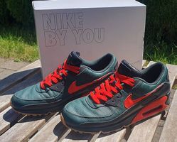 Nike Air Max 90 Leder dunkelgrün Nike ID, grösse 42