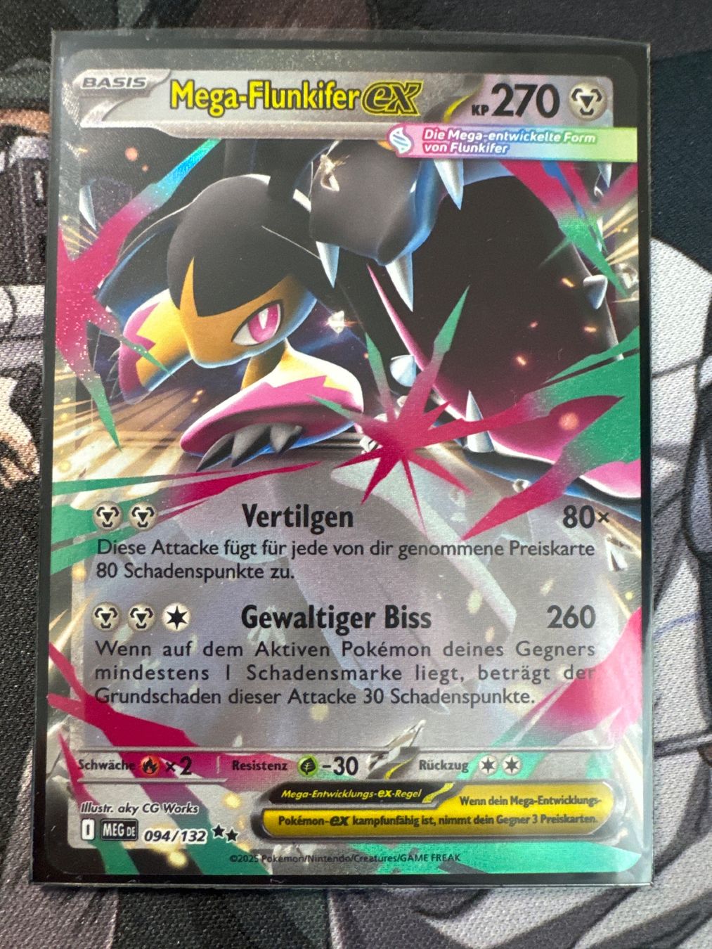 Pokémon Carte collezionabili: Mega-Flunkifer ex MEG094 DE - Mega Entwicklung – Nuovo (secondo la descrizione) da Wil SG venduto da Prof.Eich