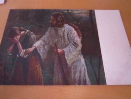 No 11 antike Postkarte "Weib warum weinst du?" AB NUR 75 RP