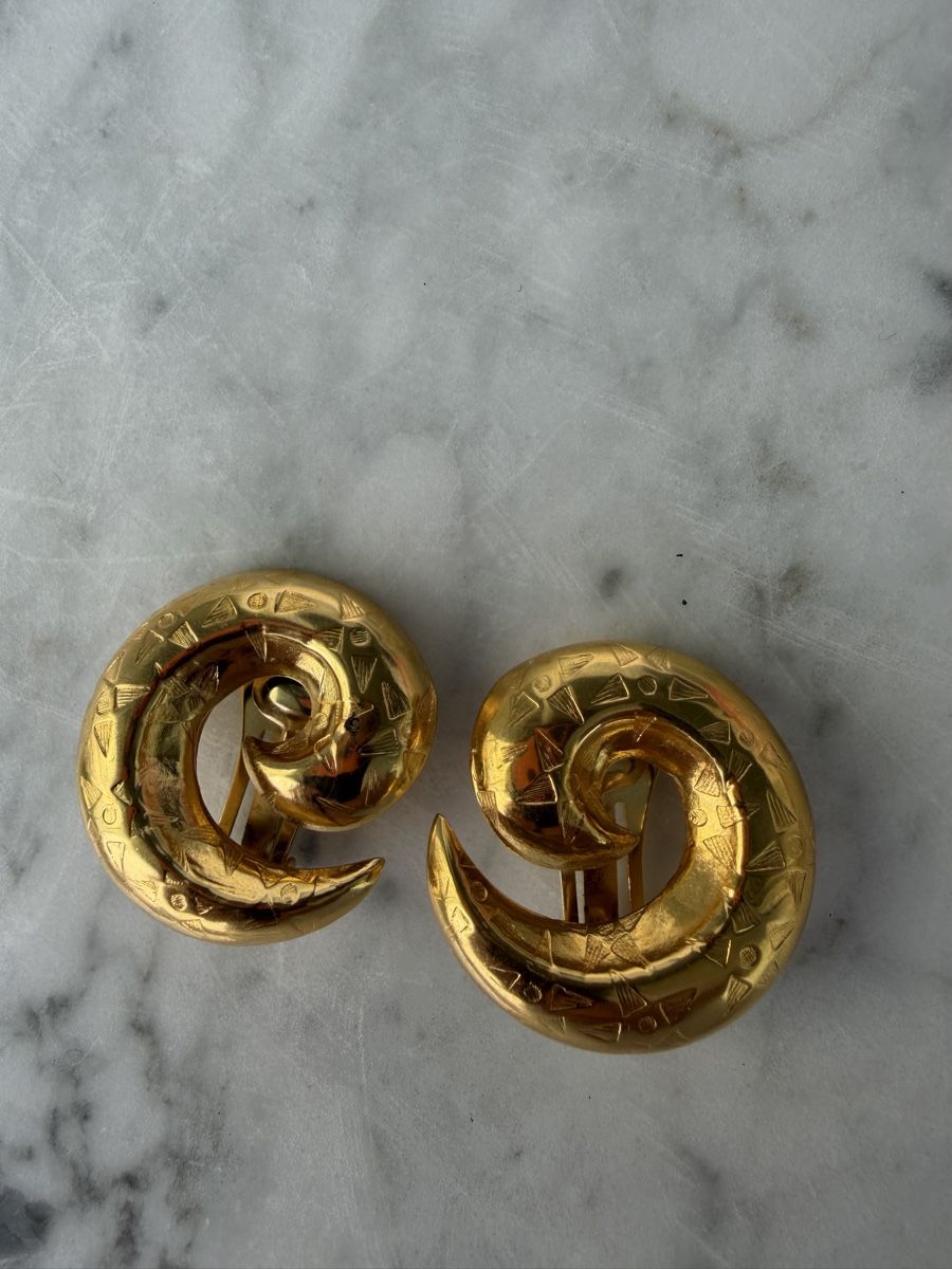 Celine Orecchini pendenti & Orecchini a lobo: Clips vintage Céline – Usato da Cressier FR venduto da Kvito4ka 5