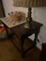 Beistelltisch Holz dunkel