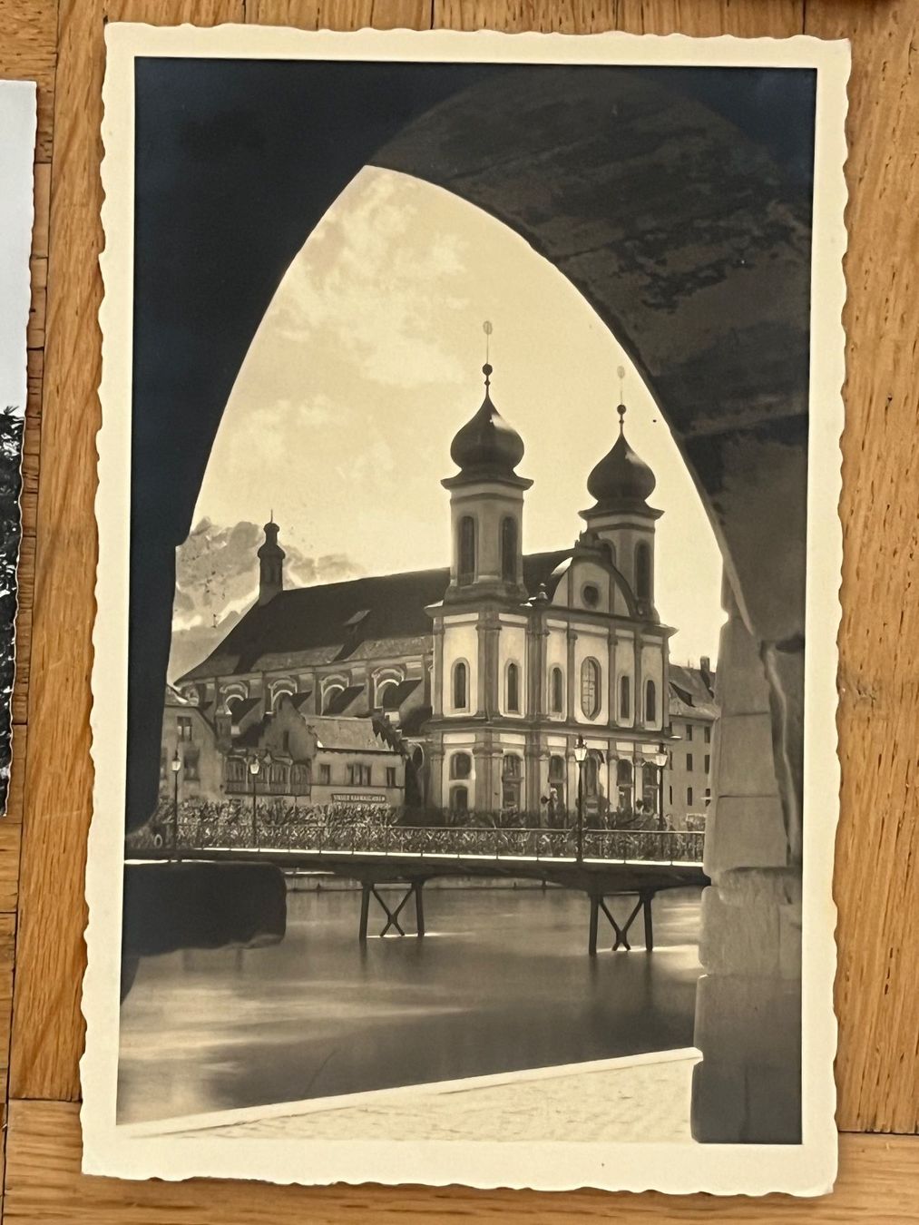 Cartoline postali: Luzern 1934, Jesuiten-Kirche – Usato da Romanshorn venduto da luxcollect