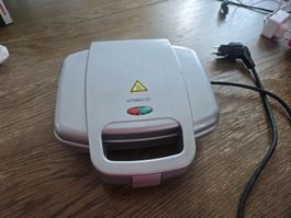 Waffelautomat AMBIANO silber gebraucht voll funktionstüchtig