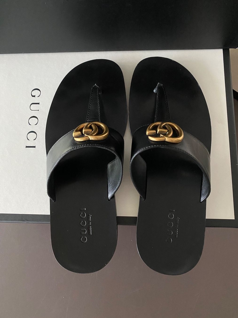 Gucci Herrenschuhe: Original Gucci GG Sandals in Black – Gebraucht aus Zürich von pas_9czf 3