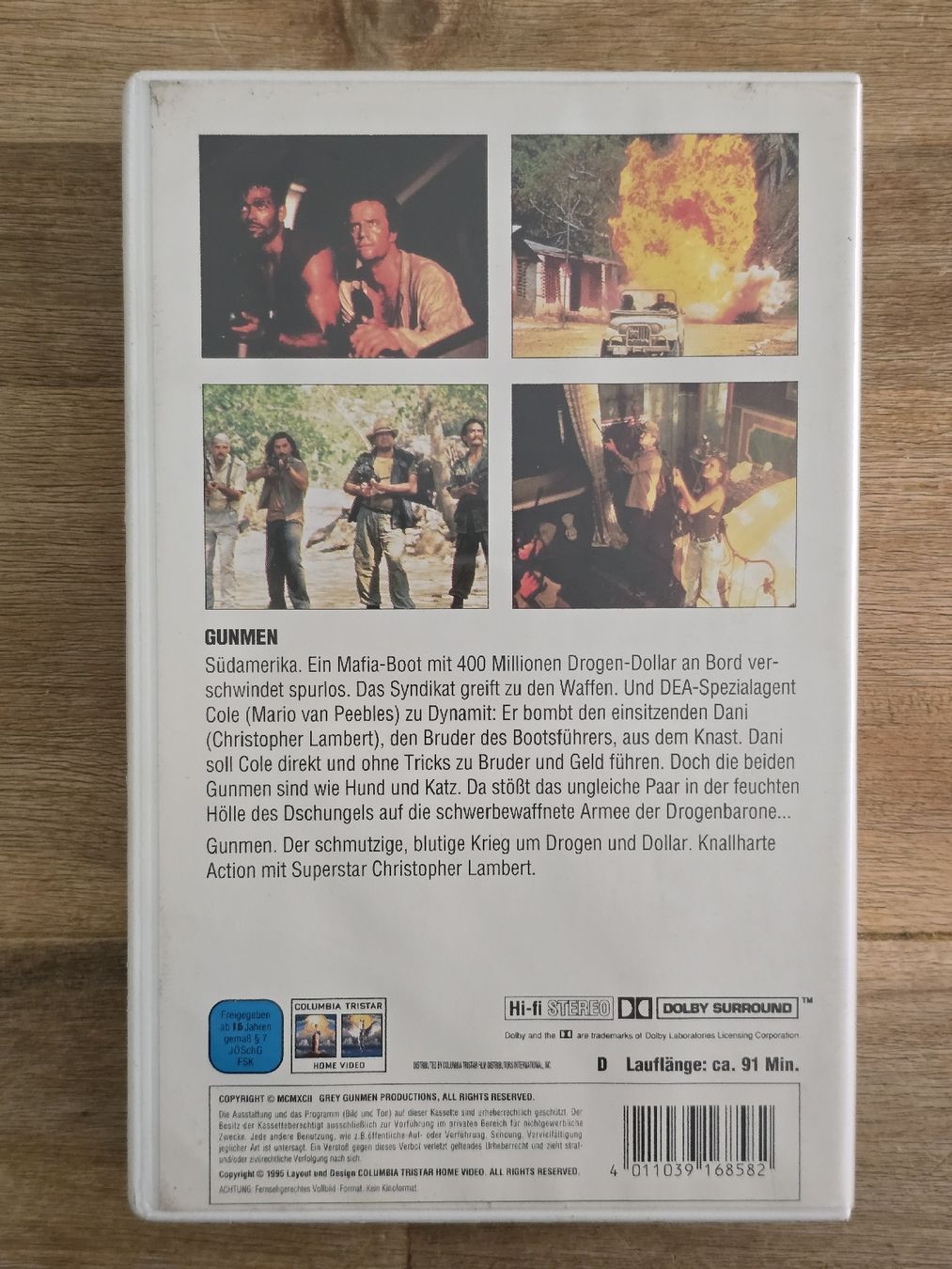 Alle VHS: Gunmen VHS Kassette - Action Film mit Christopher Lambert – Gebraucht aus Güttingen von Odhin 1