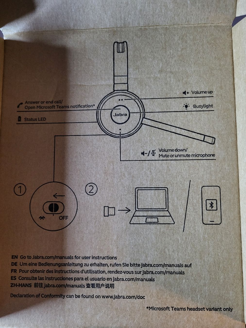 Jabra Kopfhörer: Jabra Evolve 65 MS Wireless Headset mit Zubehör – Neu (gemäss Beschreibung) aus Riniken von Daisy91 2