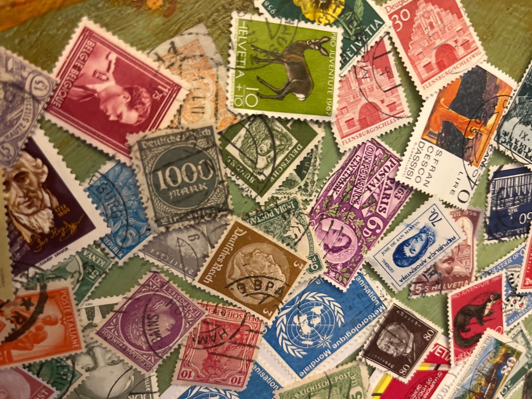 Tutti i francobolli: Lot 63: Lot mix mit Briefmarke – Usato da Chiasso venduto da AzenYa 4