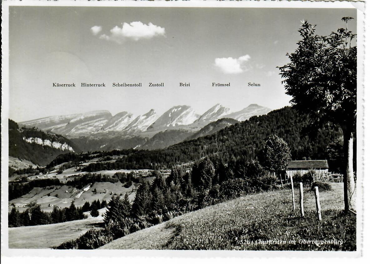 Cartoline postali: Churfirsten – Usato da Hochdorf venduto da Ziegel-16