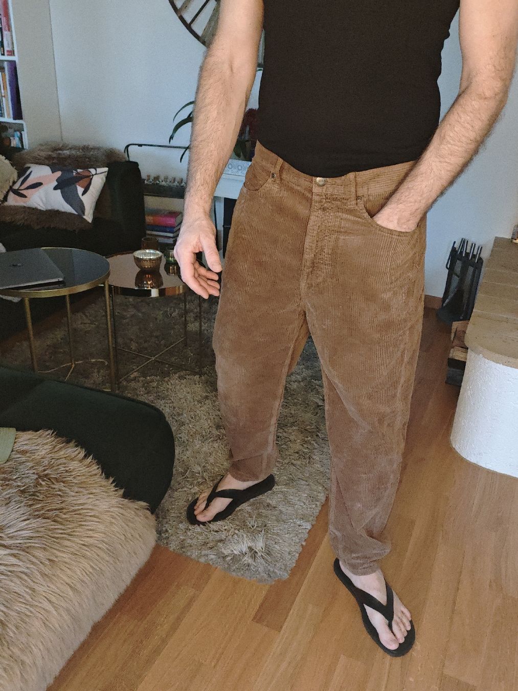 Lee Pantaloni: Braune Lee Cordhose Grösse W32 L32 – Usato da Zürich venduto da Nate33