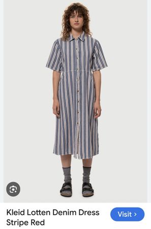 NUDIE JEANS lotten denim dress small
