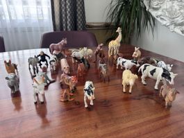 Grosses Tierfiguren Set verschiedene Tiere 
