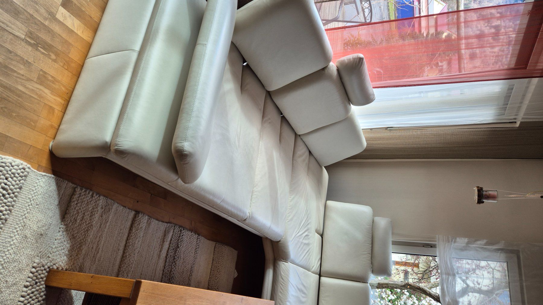 Sofas: Ledersofa weiss, Marke W. Schillig ,wenig benutzt, – Gebraucht aus Bad Ragaz von Lut_f9bg