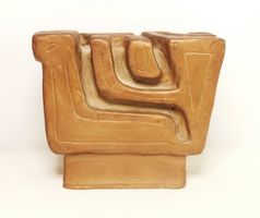 Einzigartige abstrakte Skulptur im modernisti