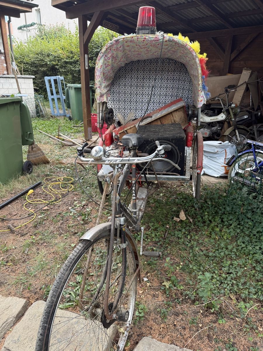 Biciclette: Rikscha mit Auto-Soundanlage und Beleuchtung – Difettoso da Zuchwil venduto da dianafrf 3