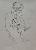 Emil Orlik - Orig. Illustration, Zinkographie, 1927