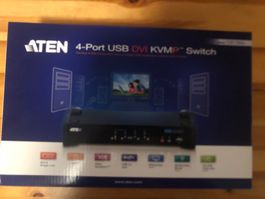 Aten CS1764A, 4 Port KVM Switch, 2x USB, DVI