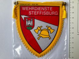 Vintage Fanion/Wimpel  WEHRDIENSTE  STEFFISBURG