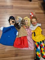 Vintage Kasperli Figuren Set, Handpuppen, B3