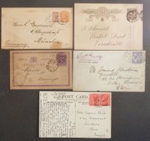 SOUTH AUSTRALIA: 5 Postal Items, 1891–1910