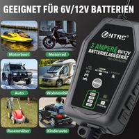 HTRC 6/12V Automatisches Ladegerät Lithium Lifepo Blei-Säure
