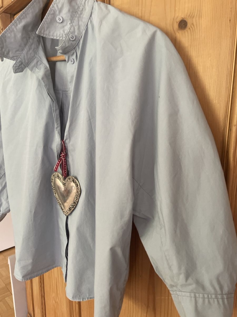 Zara Camicette: Leichte Sommerbluse ü. mhellblau, Grösse M, top Zustand – Nuovo (secondo la descrizione) da Basel venduto da Jul17 2