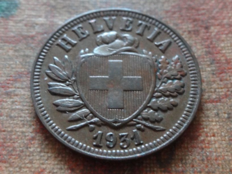 Tutti le monete: 2 Rp. 1931  (A) – Usato da Romanel-sur-Lausanne venduto da Swift13