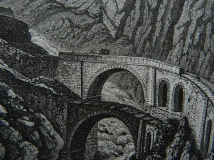 Incisioni: Le pont Diable Teufelsbrücke – Usato da Risch venduto da Rischli15 7