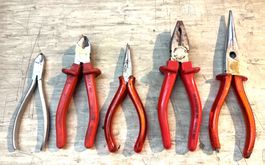 Pince coupante, pince universelle, pince à bec 5 pcs set