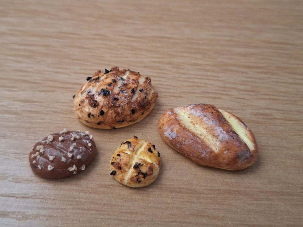 Case e mobili per bambole: Puppenhaus Brot, Mohnbrötchen – Nuovo (secondo la descrizione) da Zürich venduto da HandmadeTinyFood 2