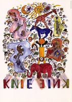 KNIE / Circus Knie Originalplakat 1993 (Entwurf Dimitri)
